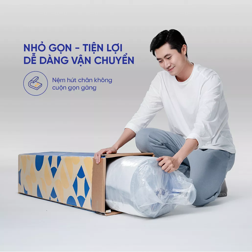 nệm lò xo goodnight magic thông thoáng, nâng đỡ trọn vẹn, đàn hồi cao