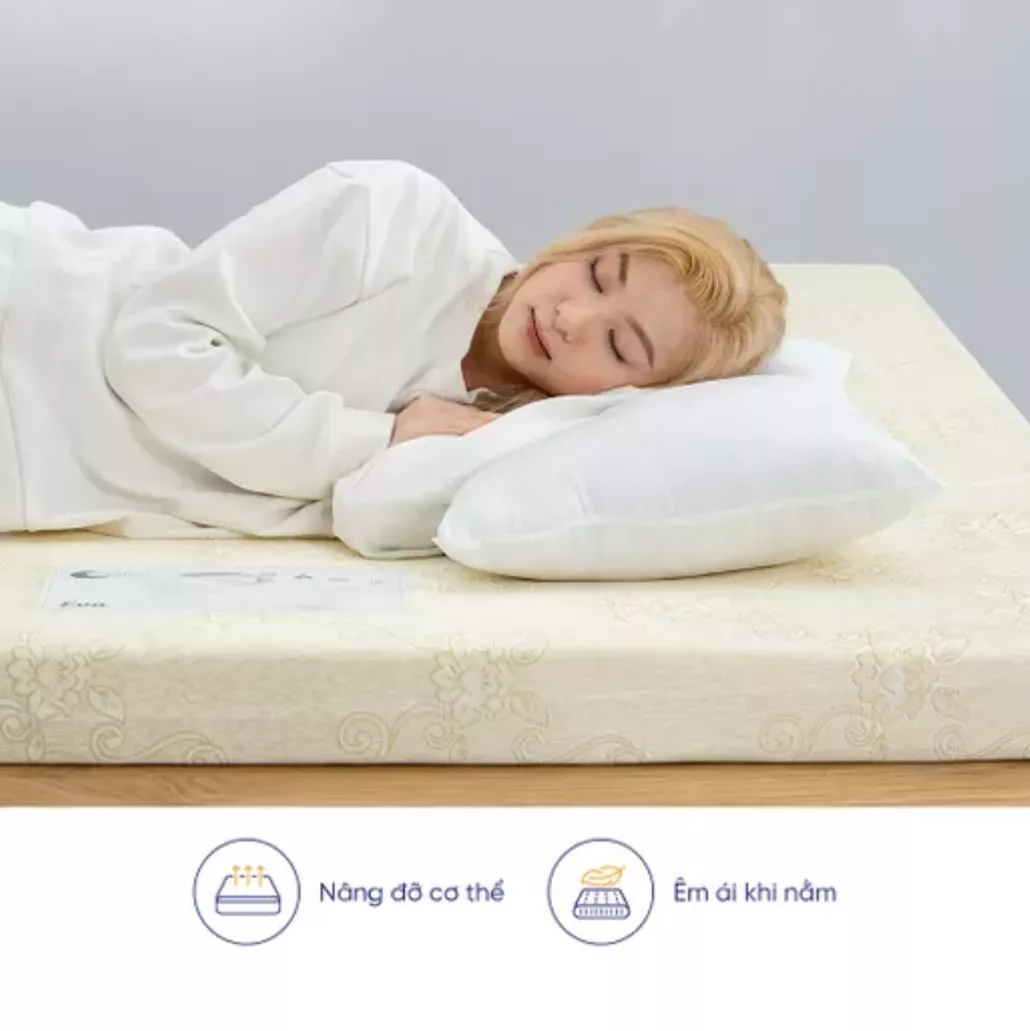 Nệm foam gấp 3 goodnight eva nâng đỡ cơ thể, dễ dàng vận chuyển, đàn hồi cao