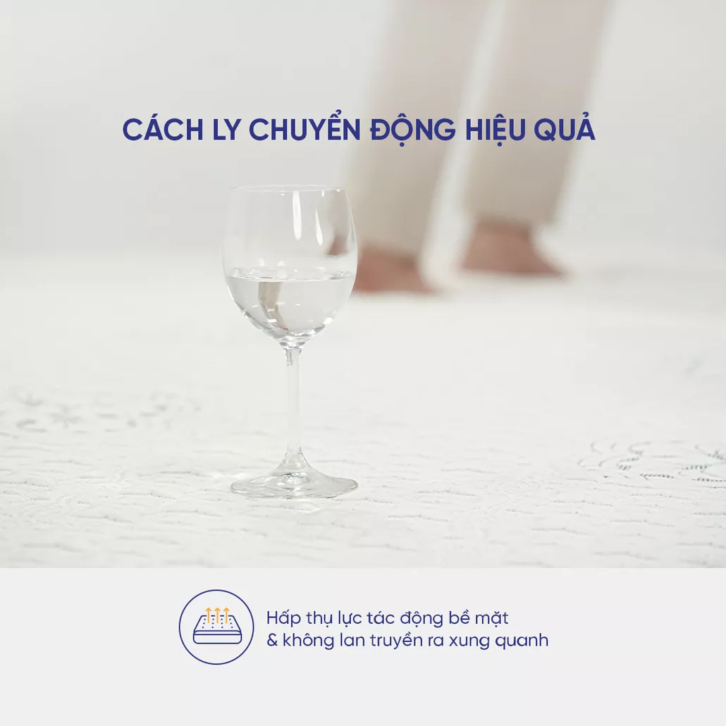 cách ly chuyển động hiệu quả hấp thụ lực tác động bề mặt & không lan truyền ra xung quanh