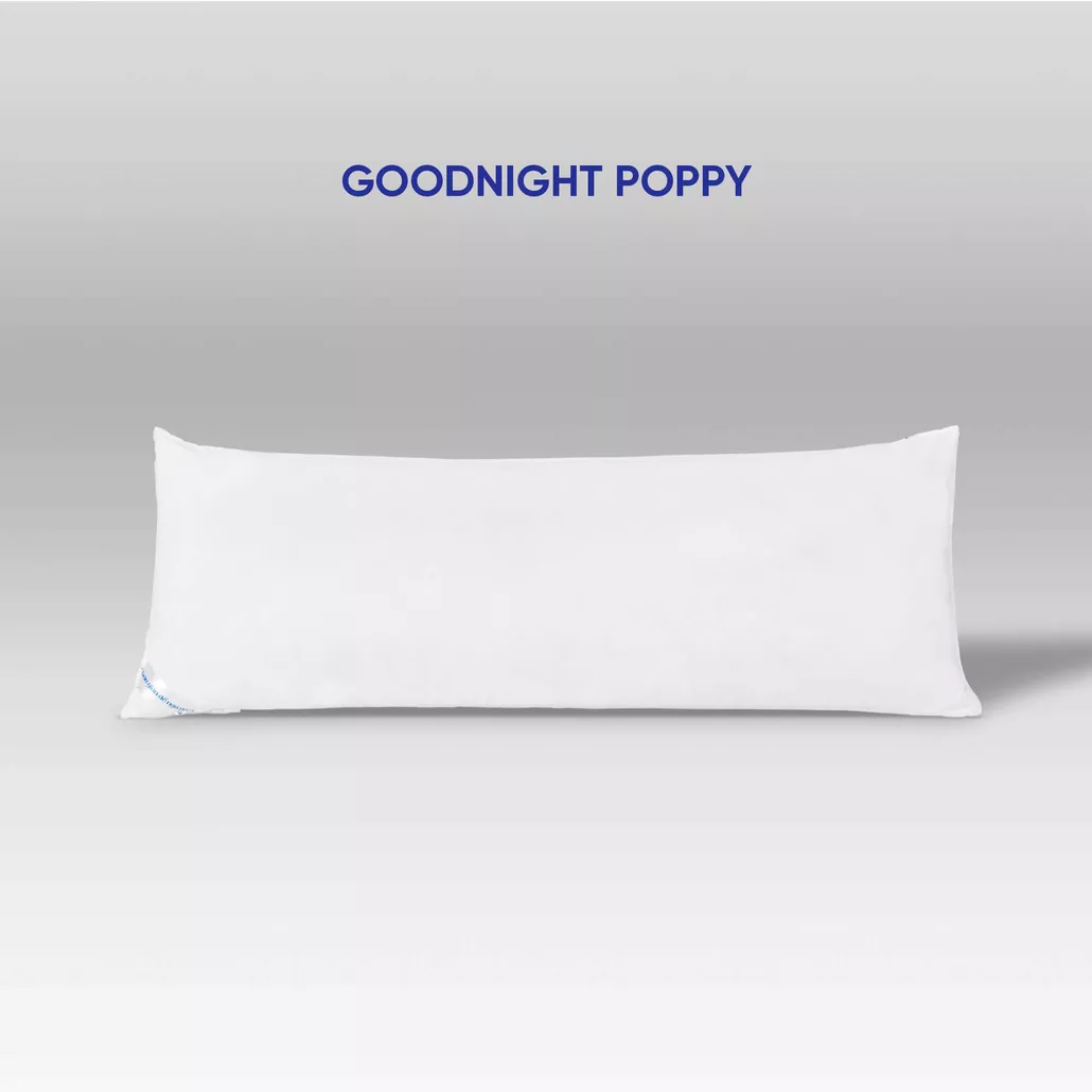 Gối bông Goodnight Poppy ngoại cỡ, êm ái, thoáng mát