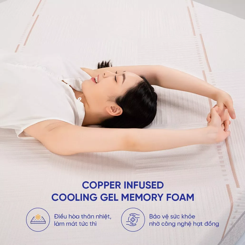 Ngủ ngon nhờ cảm giác mát dịu suốt đêm