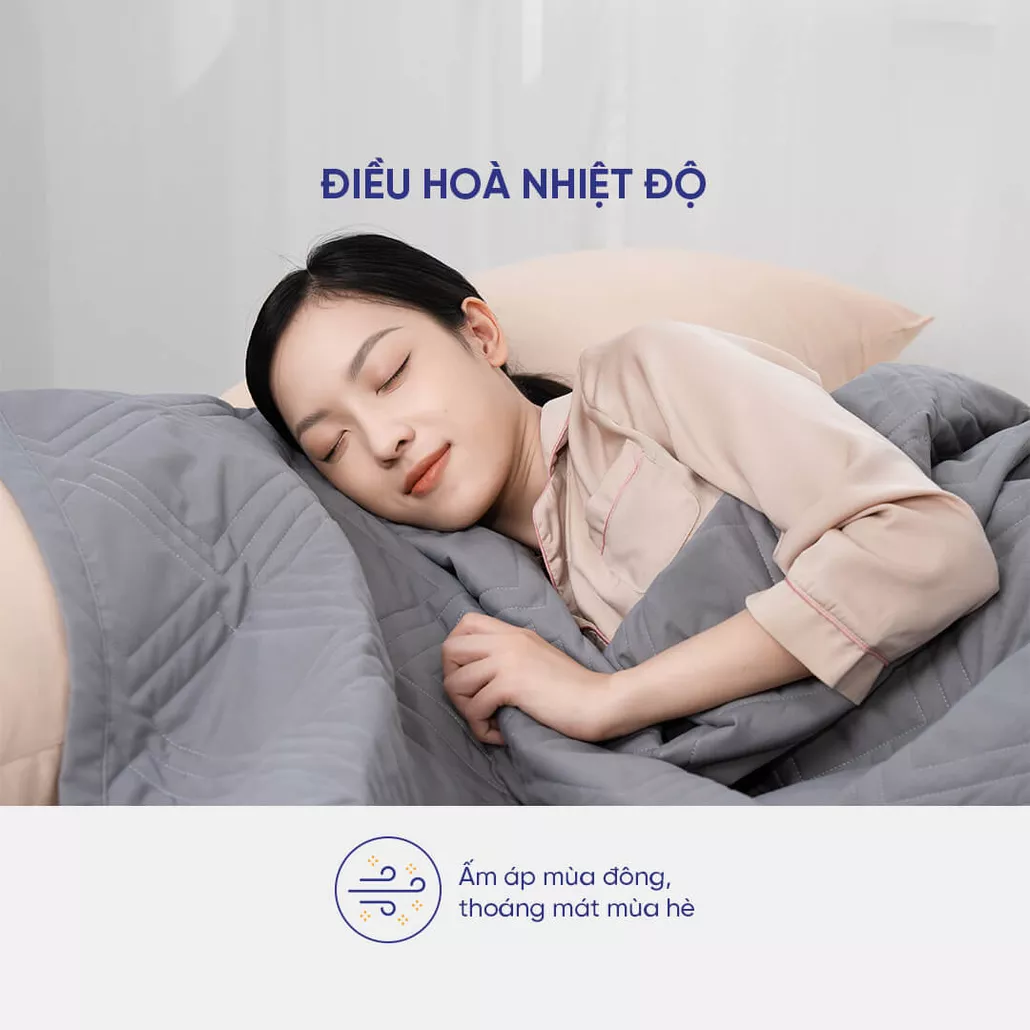 chăn chần Microfiber Amando Cozy thoáng khí, mềm mại