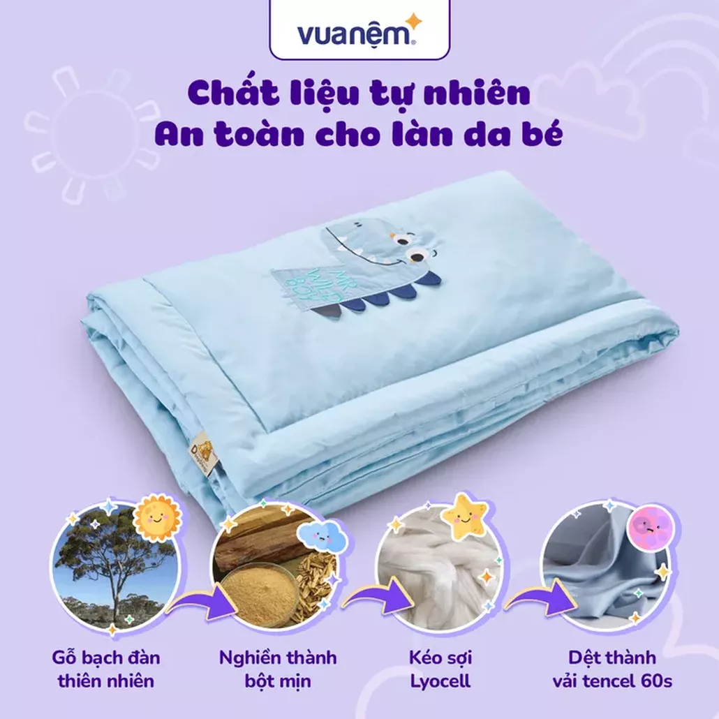 Vì sao bé cần chăn ga gối riêng?
