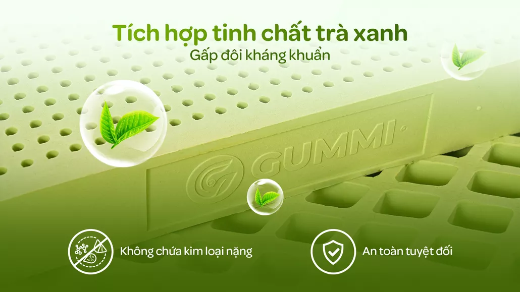 Công nghệ kháng khuẩn kép – Ngủ sạch, khỏe, lành tính