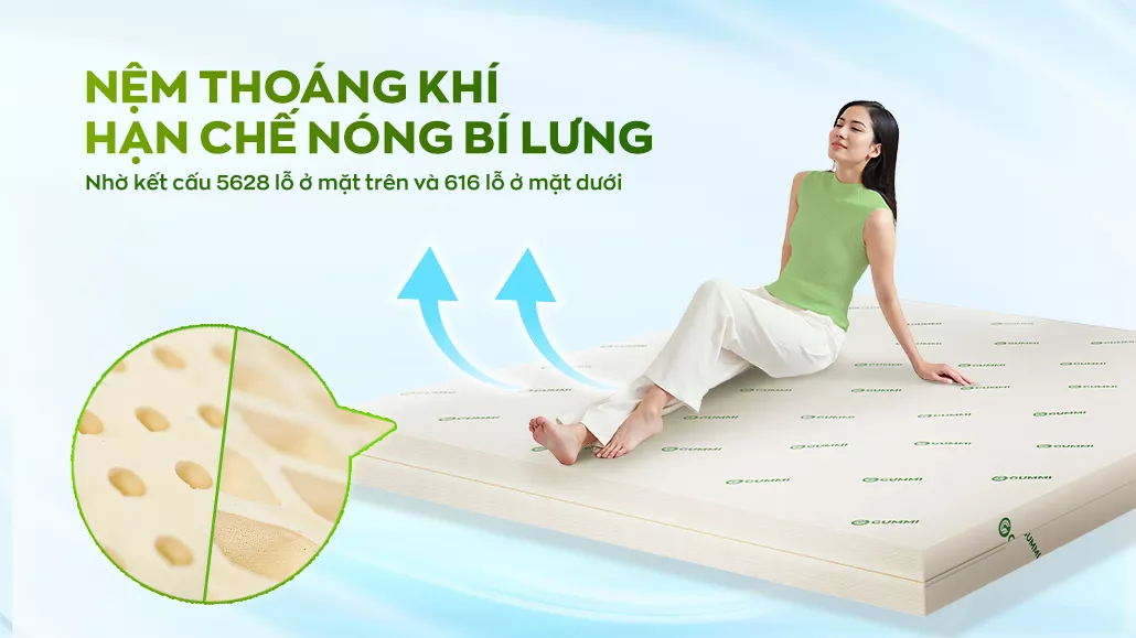 Thiết kế đục lỗ thoáng khí toàn bề mặt