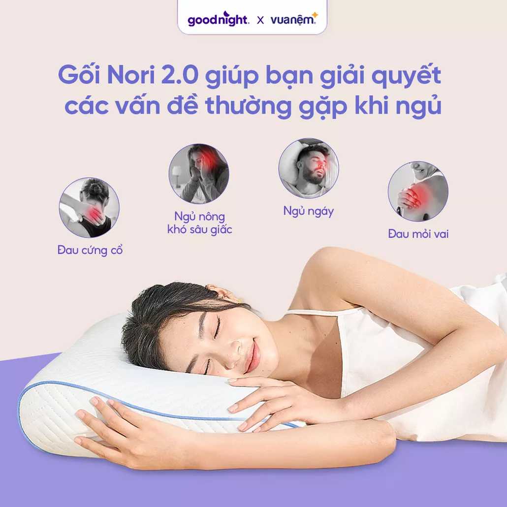 Trải nghiệm ngủ êm ái – Giảm đau mỏi, ngủ sâu hơn