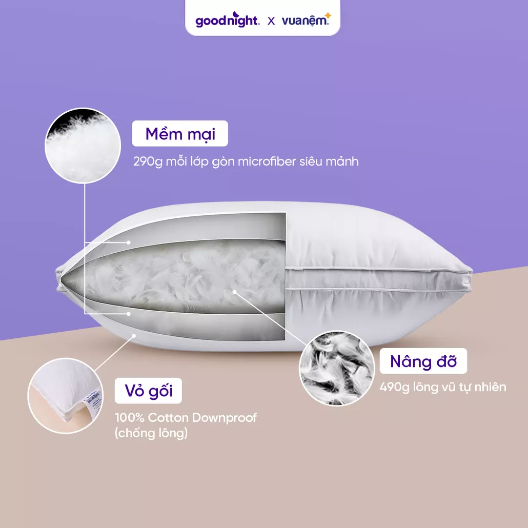 Cấu trúc 3 lớp cao cấp - Chuẩn khách sạn 5*