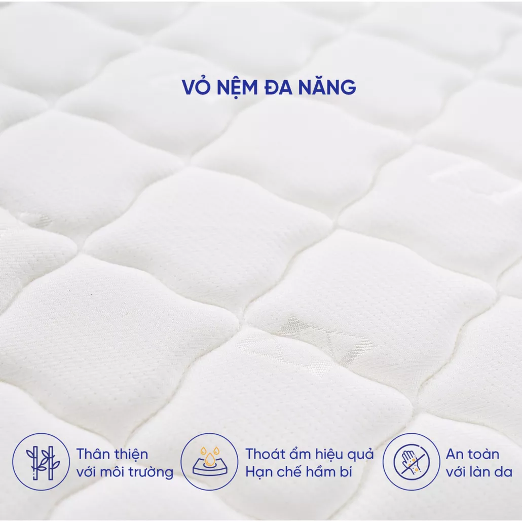 Nệm lò xo Dream Spring 1.0 cách ly chuyển dộng