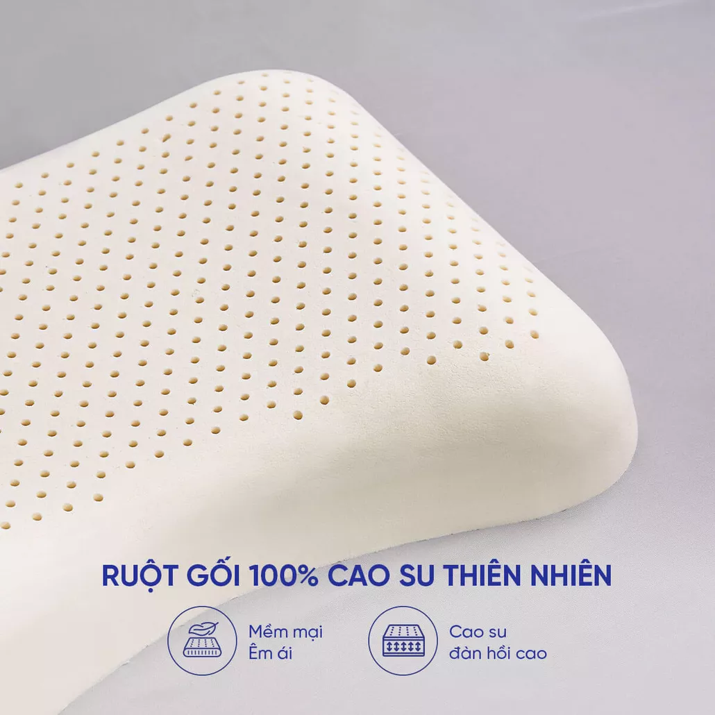 Gối cao su 100% thiên nhiên nâng đỡ vai Gummi Butterfly