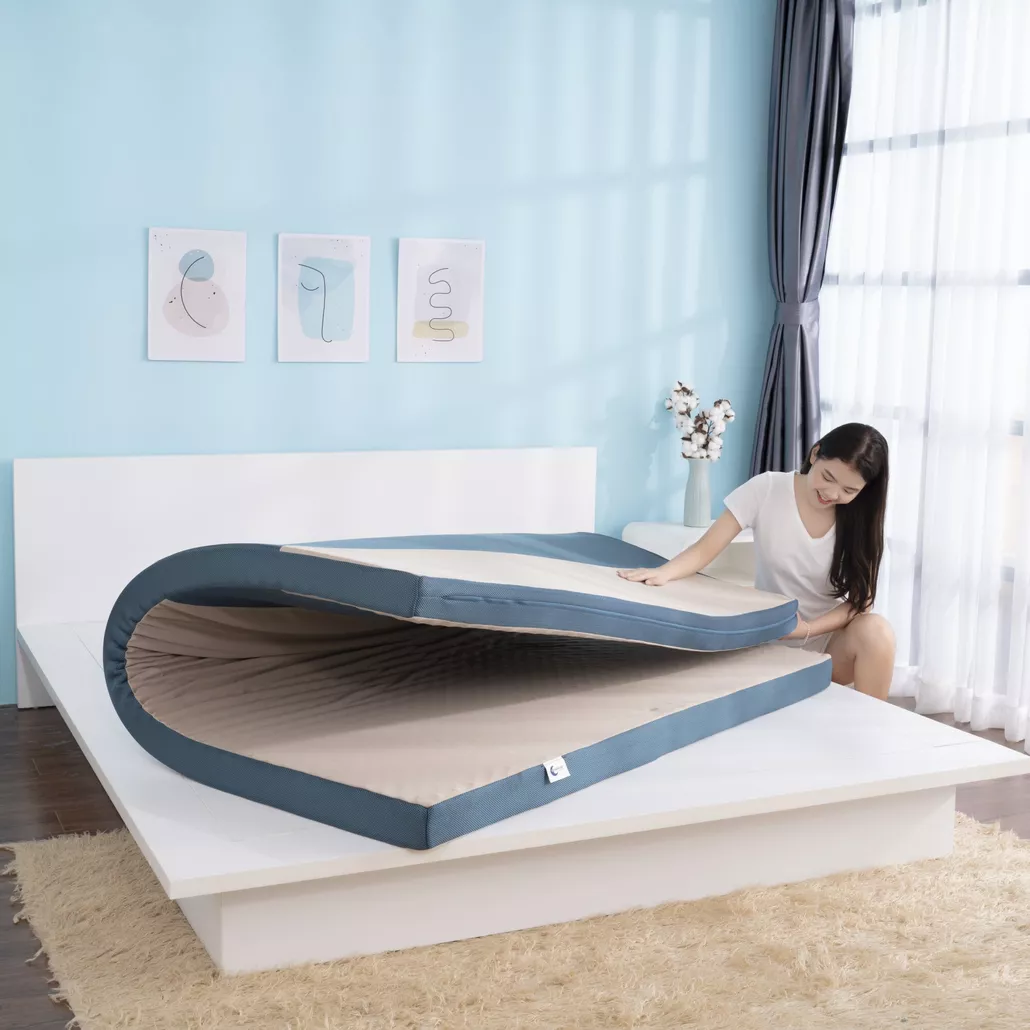 Nệm foam Goodnight Massage lượn sóng gọn nhẹ thoáng khí