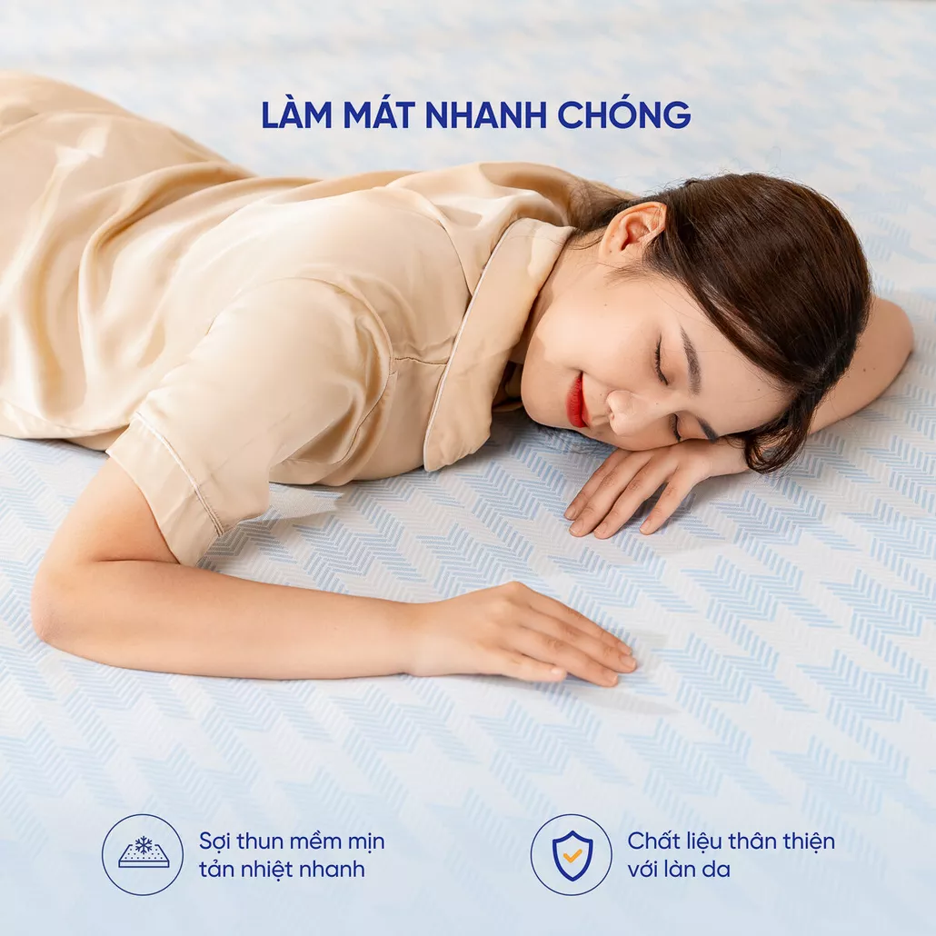 Chiều điều hòa doona 5D làm mát, tản nhiệt