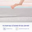 Nệm foam Comfy Lux 1.0 cao cấp kháng khuẩn kép dày 20cm - Ảnh thumb 9