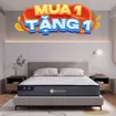 Nệm lò xo Amando Elite Original túi độc lập tiêu chuẩn khách sạn 5 sao dày 23cm - Ảnh thumb 1