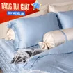 Bộ Chăn ga lụa tencel cao cấp Amando Soulmate 7 chi tiết màu Xanh - Ảnh thumb 1