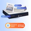 Combo Kháng khuẩn kép, giảm đau lưng: 1 Nệm Lò xo Amando Innovation, 1 Bộ Ga Amando Élan/Lagom, 2 Gối Cao su  Gummi Contour Massage - Ảnh thumb 1