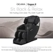 Ghế massage Ogawa Vogue-X giảm đau nhức cơ bắp, giải phóng các điểm căng cơ - Ảnh thumb 1
