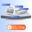 Combo Điều hòa thân nhiệt: 1 Đệm Cloud 2.0, 1 bộ Gachun Aleena, 2 gối Microfiber - Ảnh thumb 1