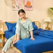 Bộ chăn ga chun Amando Rina 5 chi tiết thông thoáng, mềm mại - Ảnh thumb 8