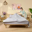 Bộ chăn ga chun Amando Rina 5 chi tiết thông thoáng, mềm mại - Ảnh thumb 15