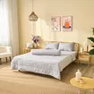Bộ chăn ga chun Amando Rina 5 chi tiết thông thoáng, mềm mại - Ảnh thumb 10