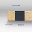 Nệm Bông ép Wonjun Pure Carbon kháng khuẩn ưu việt dày 10cm - Ảnh thumb 12