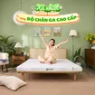 [Mở bán tặng bộ ga chun 1.8 triệu] Nệm cao su 100% thiên nhiên tinh chất trà xanh làm mát Gummi Signature - Ảnh thumb 1