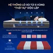 [Mới - Độc quyền] Nệm lò xo độc lập phân 5 vùng nâng đỡ chuyên sâu Dunlopillo de.Stress Release - Ảnh thumb 4