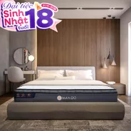 Nệm lò xo túi độc lập Amando Elite Plus giảm tiếng ồn dày 25cm