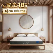 Nệm foam Goodnight Massage 2.0 (Hachi) giảm áp lực dày 15cm