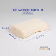 Gối Cao Su Kim Cương Nơ