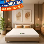 Nệm cao su Gummi 7zones nhập khẩu dày 12cm