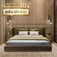 Nệm foam Comfy Cloud 2.0 siêu đàn hồi dày 15cm