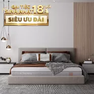 Nệm foam Comfy Lux 2.0 cao cấp kháng khuẩn kép dày 22cm