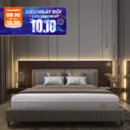 Nệm foam Comfy Lux 3.0 cao cấp tương thích toàn diện dày 25cm
