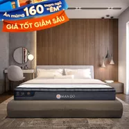 Nệm lò xo túi độc lập Amando Elite Plus giảm tiếng ồn dày 25cm
