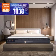 Nệm lò xo túi độc lập Amando Elite Plus giảm tiếng ồn dày 25cm