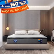 Nệm lò xo Spring Air Back Supporter Firm Plus nâng đỡ làm mát dày 26cm
