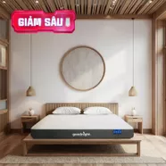 Nệm foam Goodnight Massage 2.0 (Hachi) giảm áp lực dày 15cm