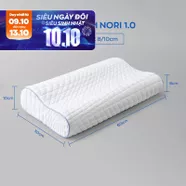 Gối foam Goodnight Nori 1.0 lượn sóng nâng đỡ cổ vai gáy
