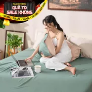 Bộ ga chun micro satin Amando Cozy 3 chi tiết