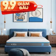 Nệm foam iComfy Coolax massage thoáng mát dày 15cm (BST Ngủ Mát)