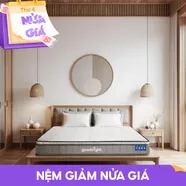 Nệm lò xo Goodnight SleepWave Hybrid (Sleep Wave 4.0) giảm tiếng ồn dày 20cm