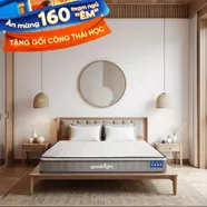 Nệm lò xo Goodnight SleepWave Hybrid (Sleep Wave 4.0) giảm tiếng ồn dày 20cm