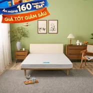 Nệm bông ép cao cấp Wonjun Pure Premium nâng đỡ vững chắc dày 12cm gấp 2