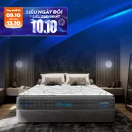 [Mới - Độc quyền] Nệm lò xo song song công nghệ cách ly chuyển động Dunlopillo de.Stress Energy