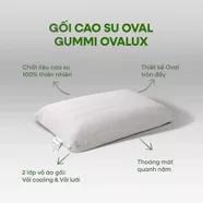 Gối cao su thiên nhiên Gummi Ovalux