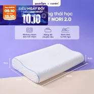 Gối foam công thái học cao cấp Goodnight Nori 2.0