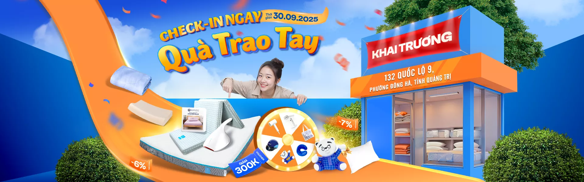 Khai trương cửa hàng Quảng Trị