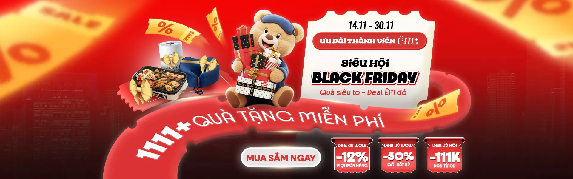  CHƯƠNG TRÌNH DEAL ÊM ĐỎ THÁNG 11.2025