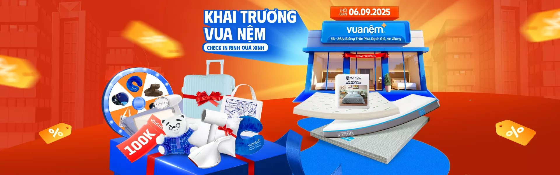 Khai trương Trần Phú Rạch Giá